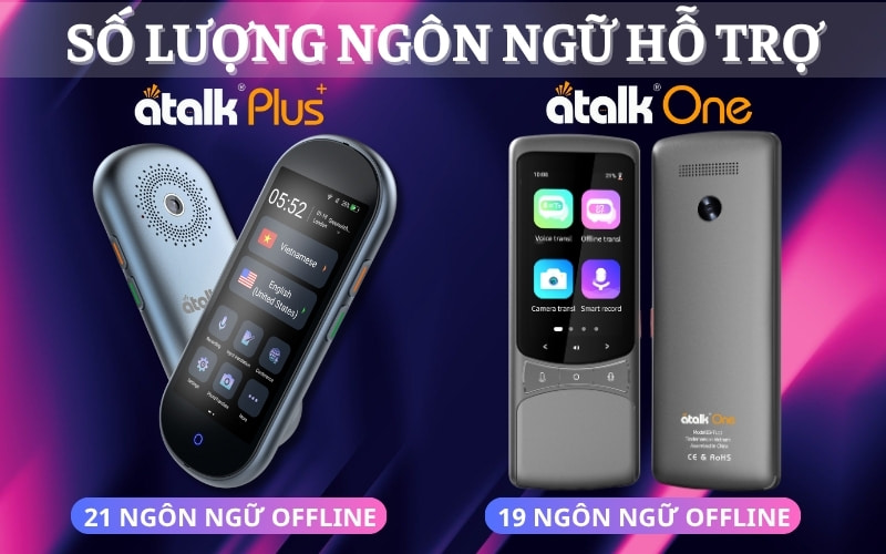 Số Ngôn Ngữ Dịch Offline Được Tích Hợp Trên Máy ATalk Plus+ Và ATalk One Số Ngôn Ngữ Dịch Offline Được Tích Hợp Trên Máy ATalk Plus+ Và ATalk One