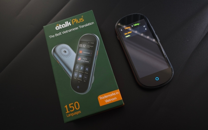 ATalk Plus+ - Dịch Tự Động 150 Ngôn Ngữ - Không Cần Bấm Nút - Không Cần Chạm
